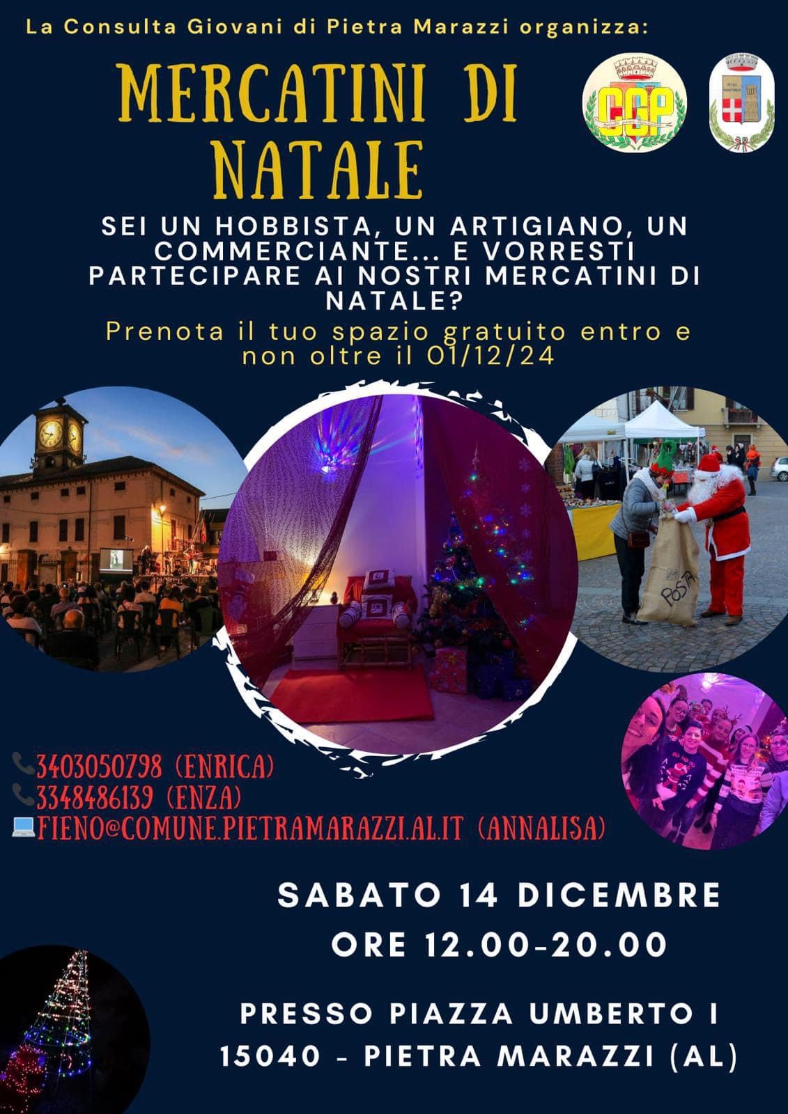 Mercatini di Natale, adesioni 